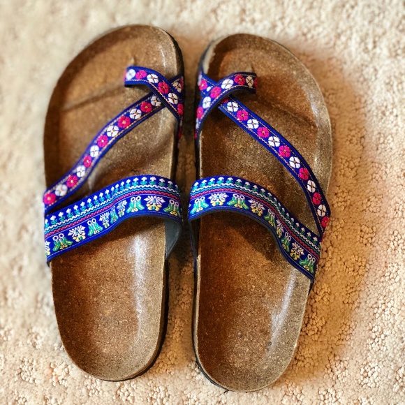 cork sandals birkenstock